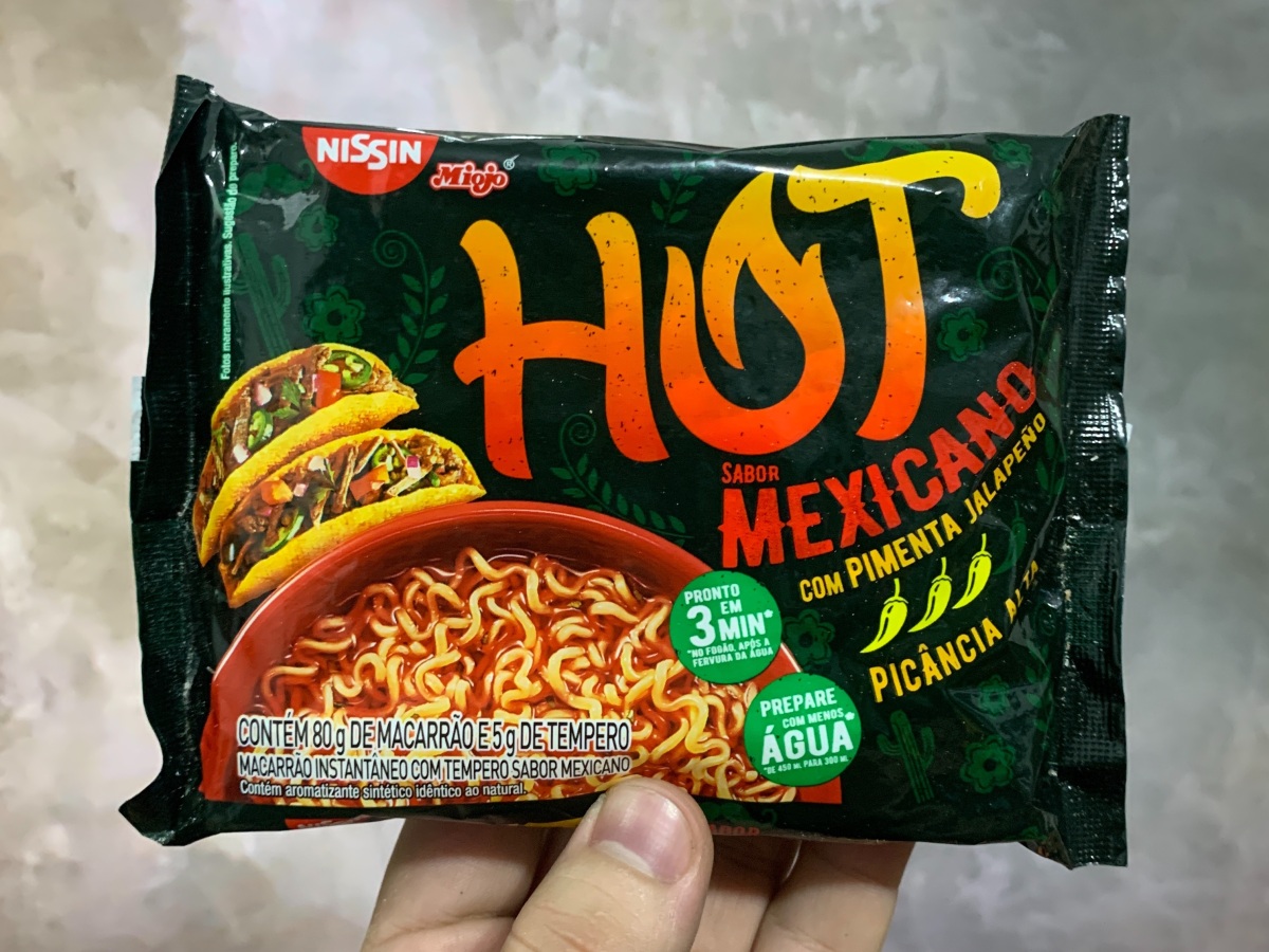 🇧🇷Nissin Hot Mexicano com Pimenta Jalapeño