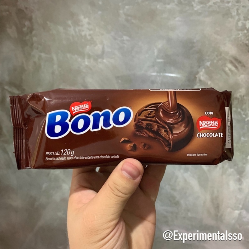 Bono com cobertura de chocolate! 😍